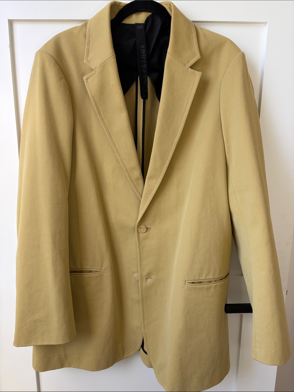 Petar Petrov Mustard Single-Breasted Sport Coat